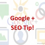 Google Plus SEO Tip