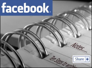 facebook notes giveaway